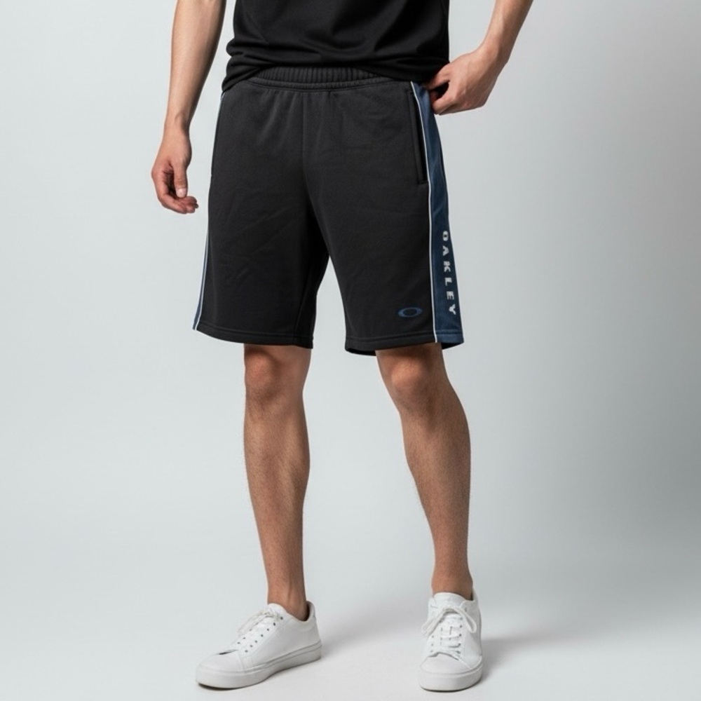 Oakley Men's Athletic Shorts in Black and Blue